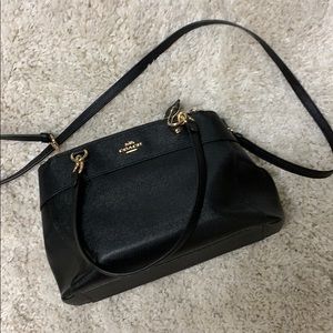 Mid-Size Black Coach Satchel